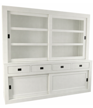 Kasten van de Koning Buffetkast Hasselt wit 200cm