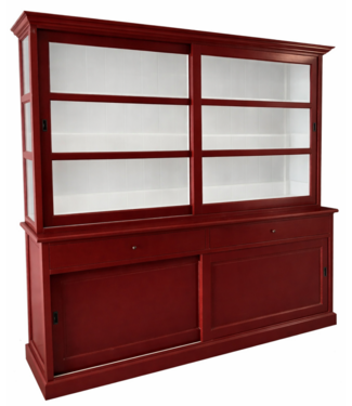 Kasten van de Koning Buffetkast rood Lisse 240cm