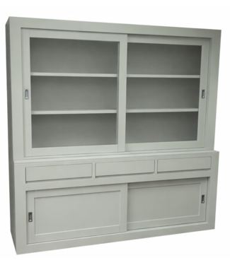 Kasten van de Koning Buffetkast soft beige NCS design soft close 220cm