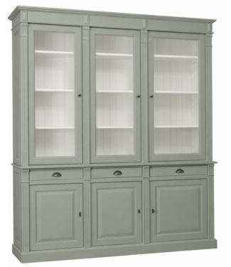 Kasten van de Koning Buffetkast Engels groen Toulouse 185 x 230cm