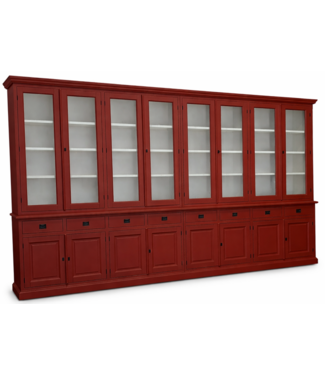 Kasten van de Koning Buffetkast Dronten rood - wit 400 x 240cm