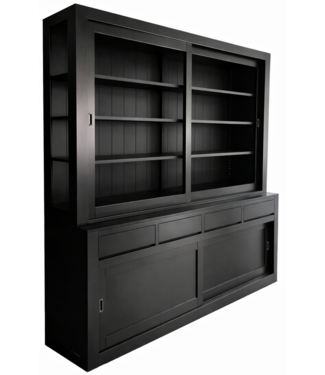 Kasten van de Koning Buffetkast Petten zwart - zwart -240 x 240cm