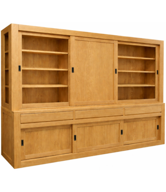 Kasten van de Koning Buffetkast eiken- eiken Schagen 300 x 220cm dichte middendeur