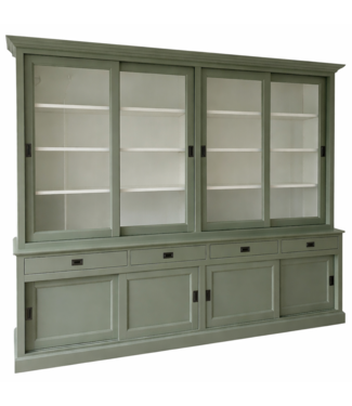 Kasten van de Koning Buffetkast Engels groen Born 300 x 240cm