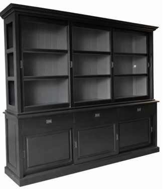Kasten van de Koning Buffetkast zwart - grijs Beverwijk 260 x 220cm