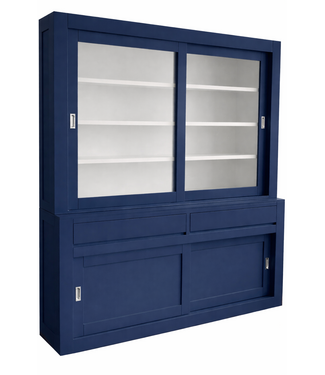Kasten van de Koning Buffetkast blauw Design 220cm