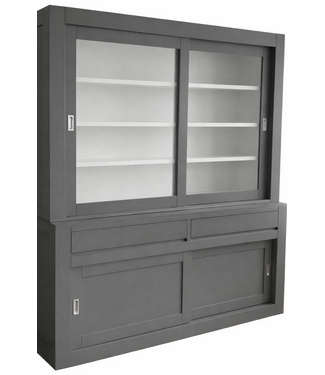 Kasten van de Koning Buffetkast grijs design soft close 220cm