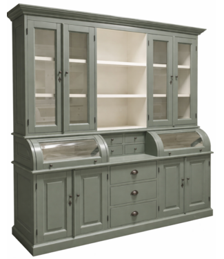 Kasten van de Koning Buffetkast Engels groen Bastiaan 200cm