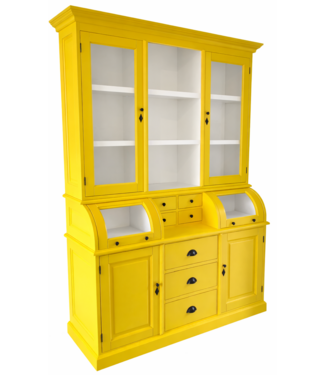 Kasten van de Koning Buffetkast zinkgeel - wit Bastiaan 150cm