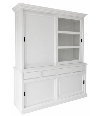 Kasten van de Koning Buffetkast wit Tilburg dichte zijdeur 180cm