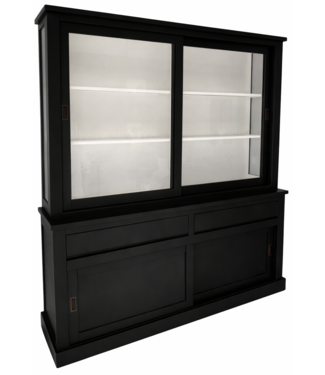 Kasten van de Koning Buffetkast zwart  Waalre 200cm