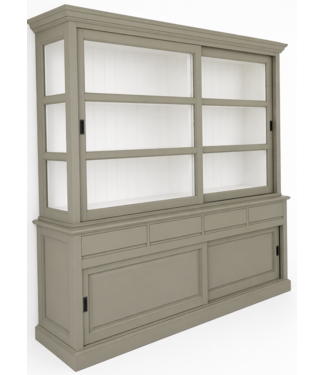 Kasten van de Koning Buffetkast olijfgrijs  Tilburg 240cm soft close greeploos