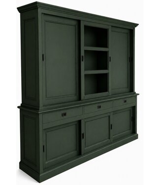 Kasten van de Koning Buffetkast dennengroen Putten 220cm dichte zijdeuren