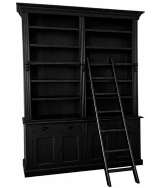 Kasten van de Koning Boekenkast zwart - zwart Kesteren 180 x 240cm