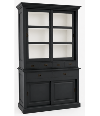 Kasten van de Koning Buffetkast antraciet - wit Blaricum 120cm