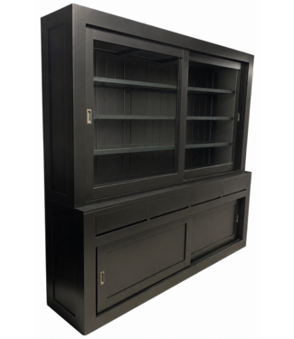 Kasten van de Koning Buffetkast  design zwart – zwart 240cm