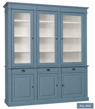 Kasten van de Koning Buffetkast oud blauw  Toulouse 185 x 230cm
