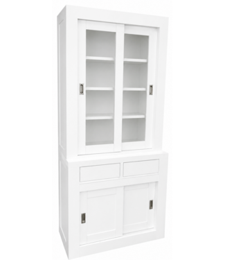 Kasten van de Koning Buffetkast wit design soft close 100cm