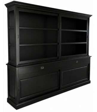 Kasten van de Koning Buffetkast zwart – zwart Putten 240cm soft close