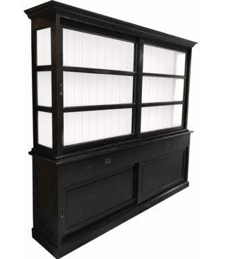 Kasten van de Koning Buffetkast zwart Putten 240cm soft close
