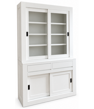 Kasten van de Koning Buffetkast wit design soft close 140cm
