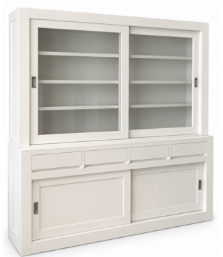 Kasten van de Koning Buffetkast wit design soft close 220cm