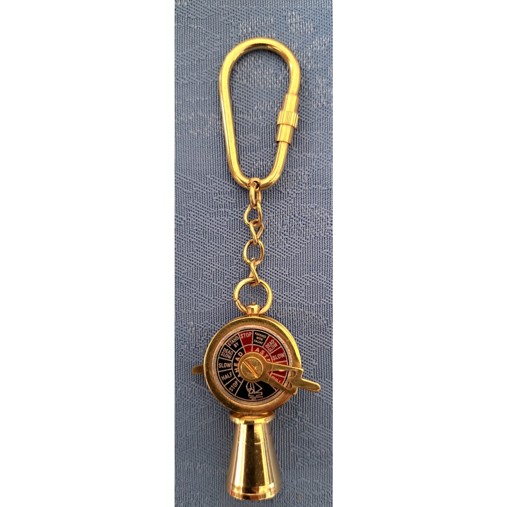 Porte-clés machine télégraphique en laiton