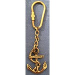 Porte-clés ancre  en laiton