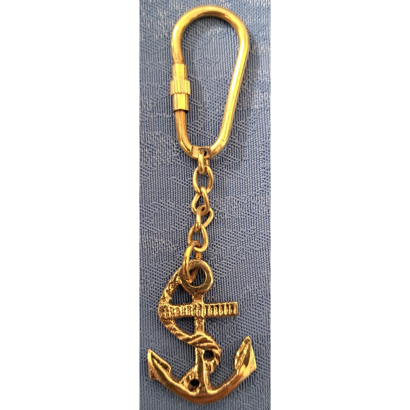 Porte-clés ancre  en laiton