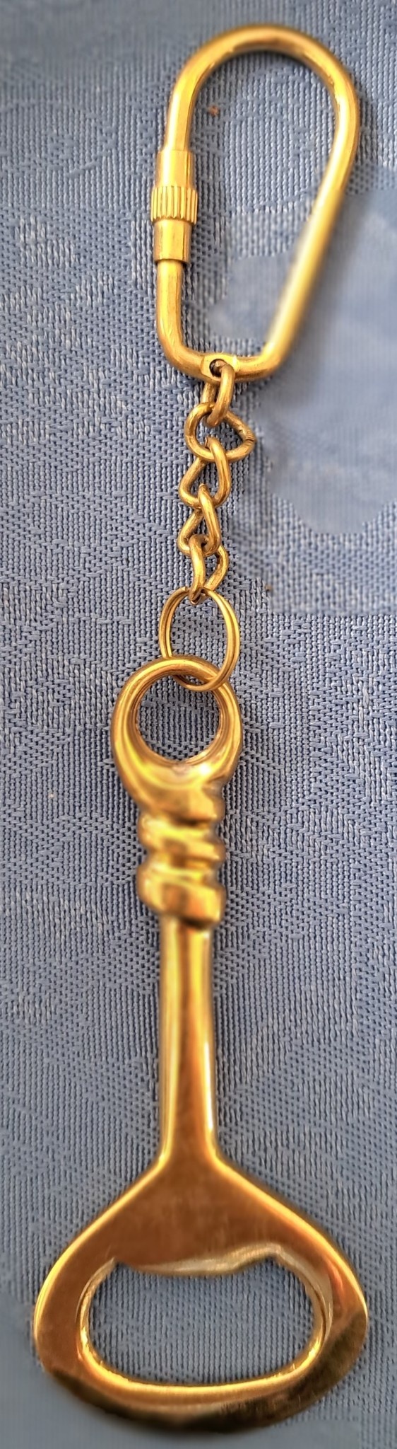 Sleutelhanger messing flessenopener
