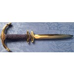 Ouvre-lettres ancre avec corde bleue de 21 cm