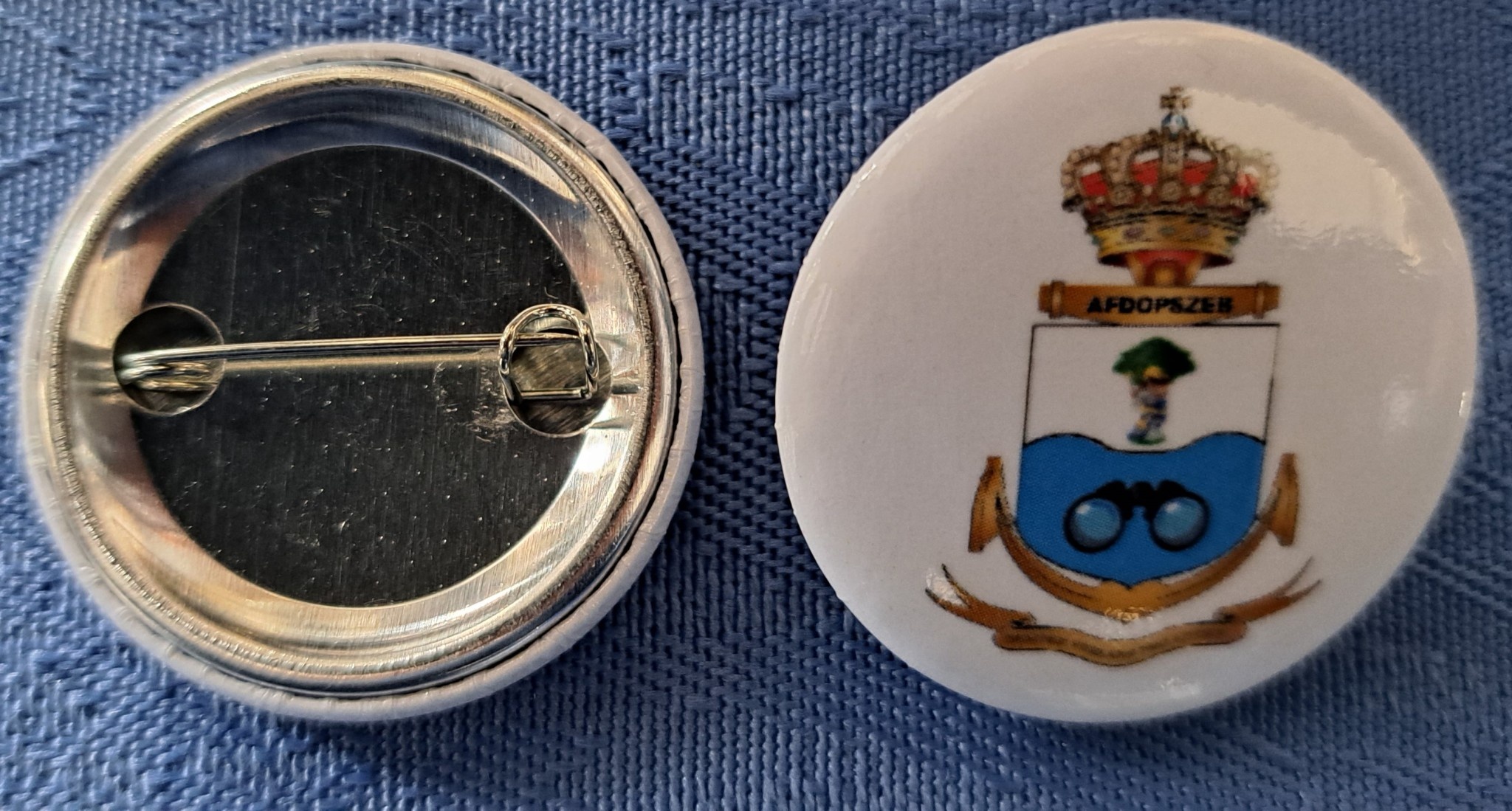 Buttons speld  AfdOpsZeb