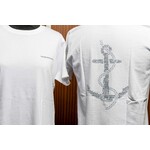 T-shirt blanc avec ancre