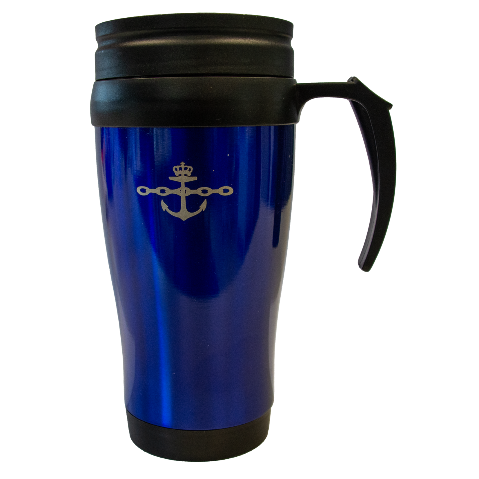 Koffiebeker metaal 350 ml (met handvat)