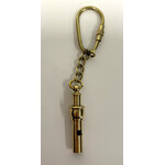 Porte-clés sifflet en laiton