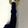 Sleutelhanger touw apenvuist blauw