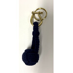 Porte-clés corde noeud marin (bleu)