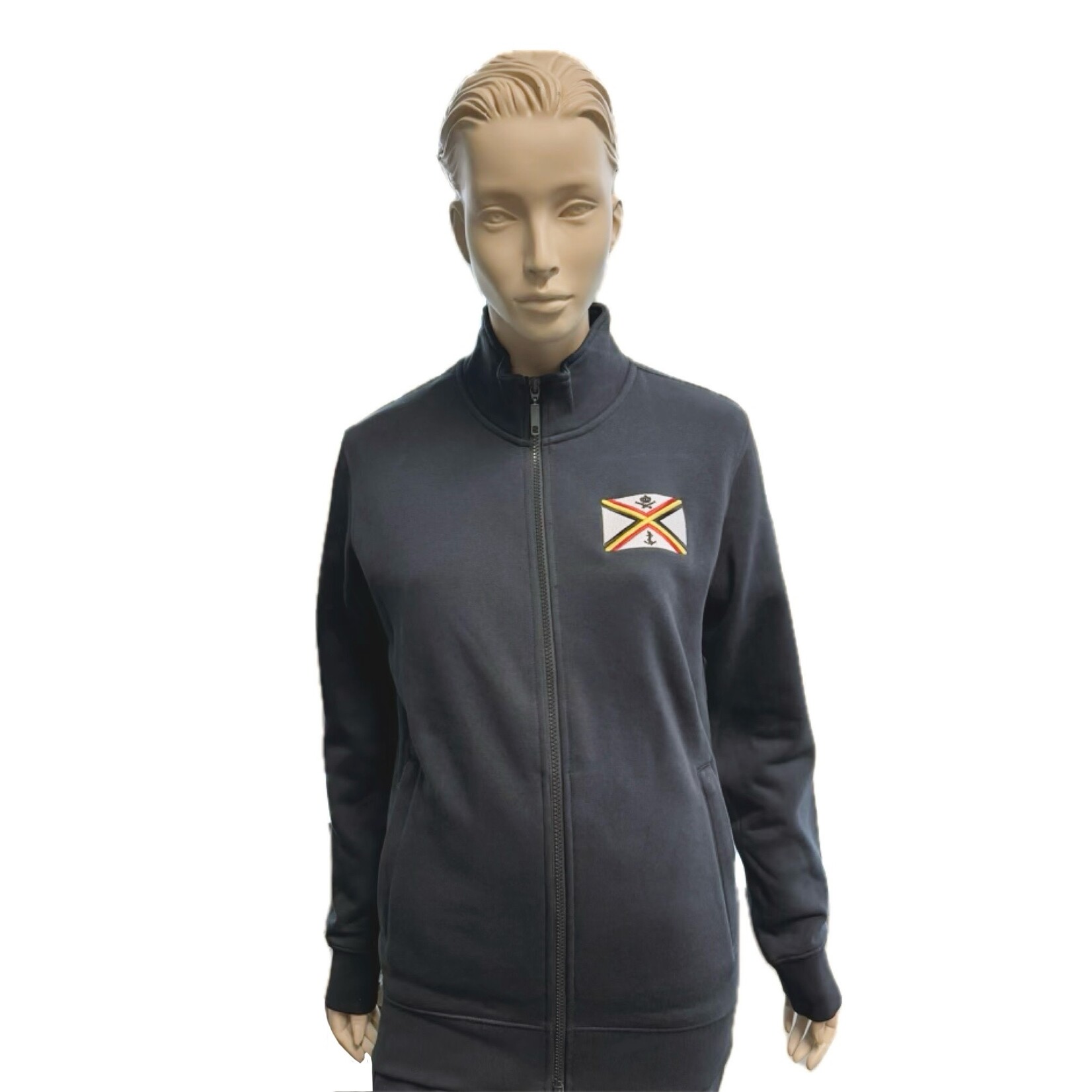 Kariban Dames zip sweater navy