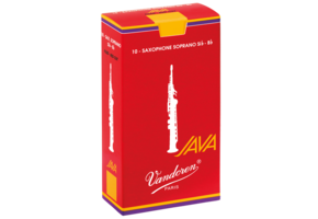 Vandoren JAVA Red rieten sopraansaxofoon