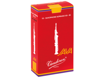 Vandoren JAVA Red rieten sopraansaxofoon