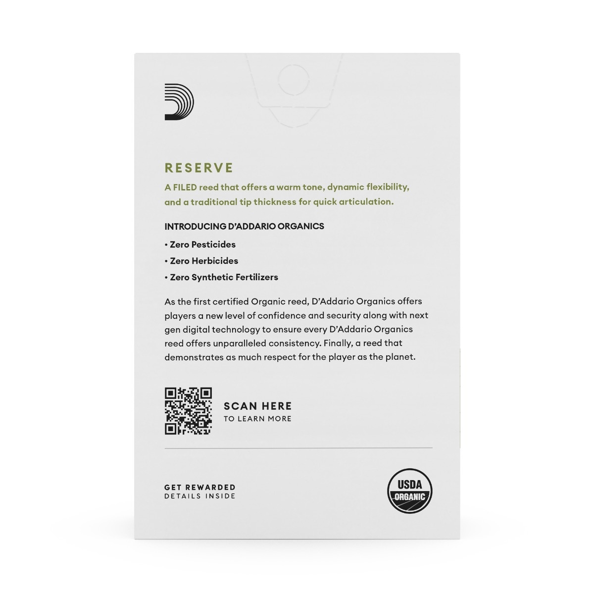 D'Addario Reserve rieten altsaxofoon
