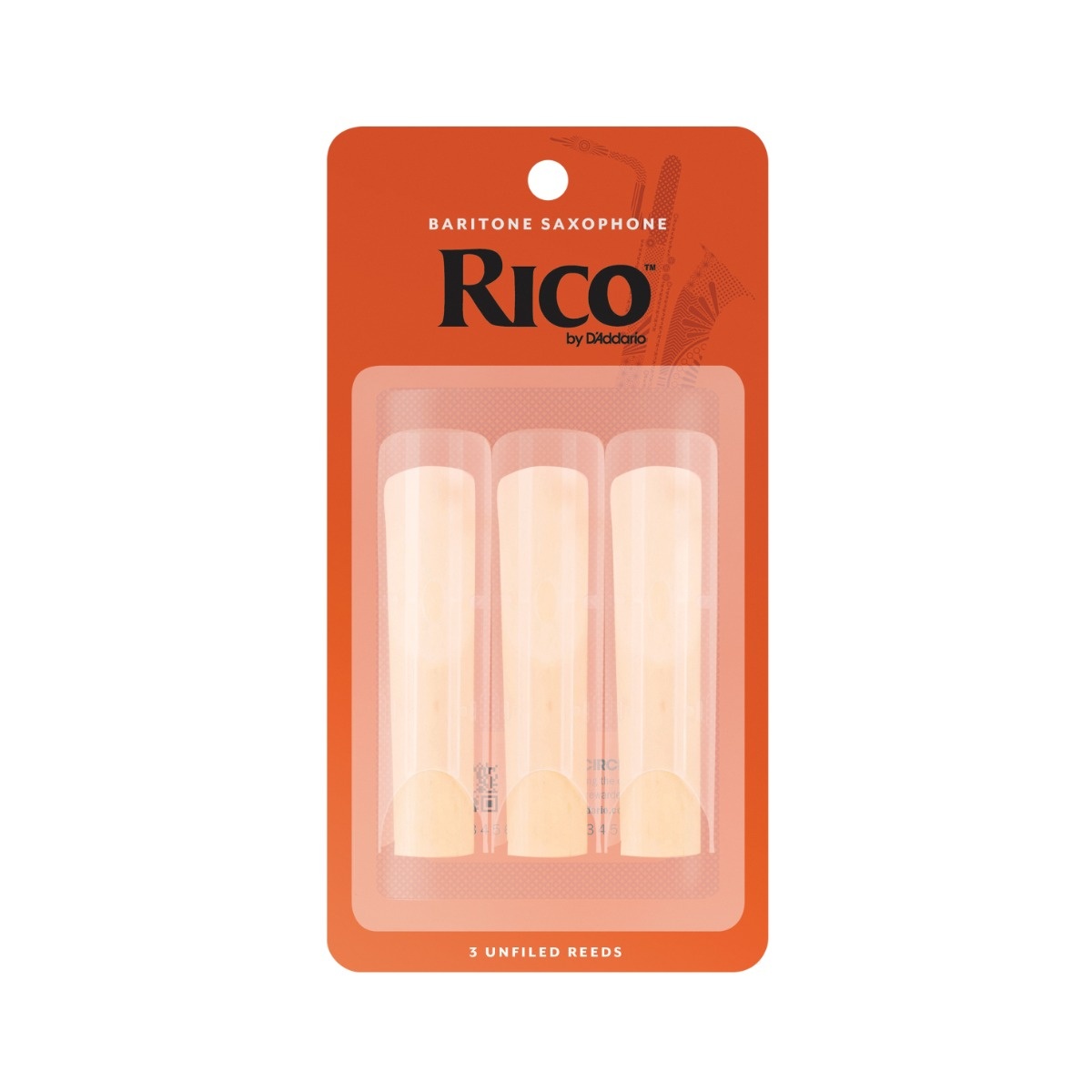 Rico 3-Pack rieten baritonsaxofoon
