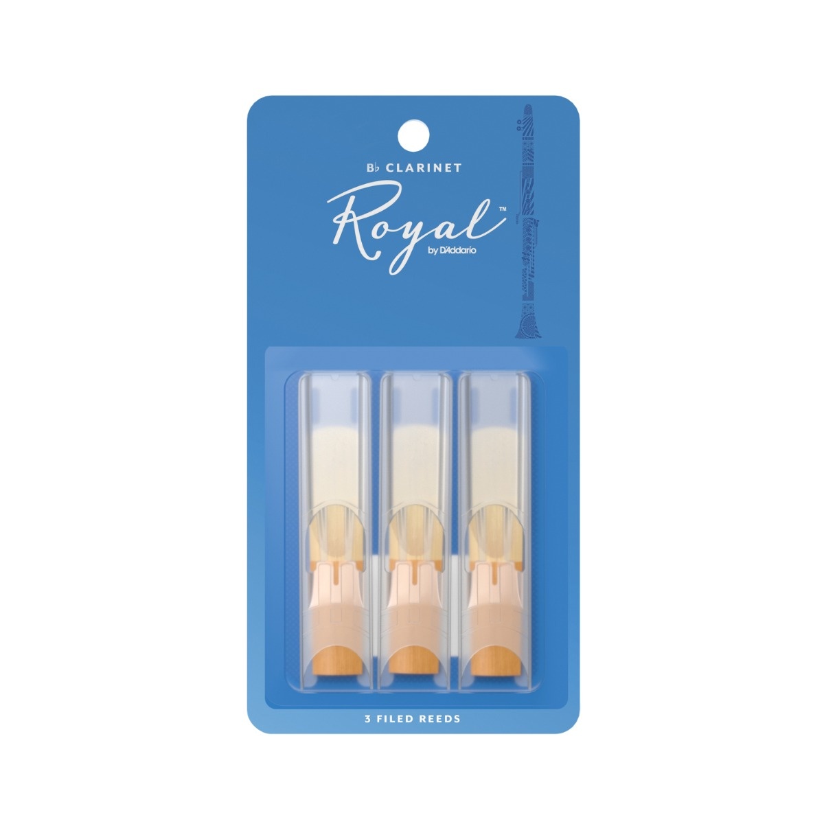 D'Addario Royal 3-Pack rieten besklarinet