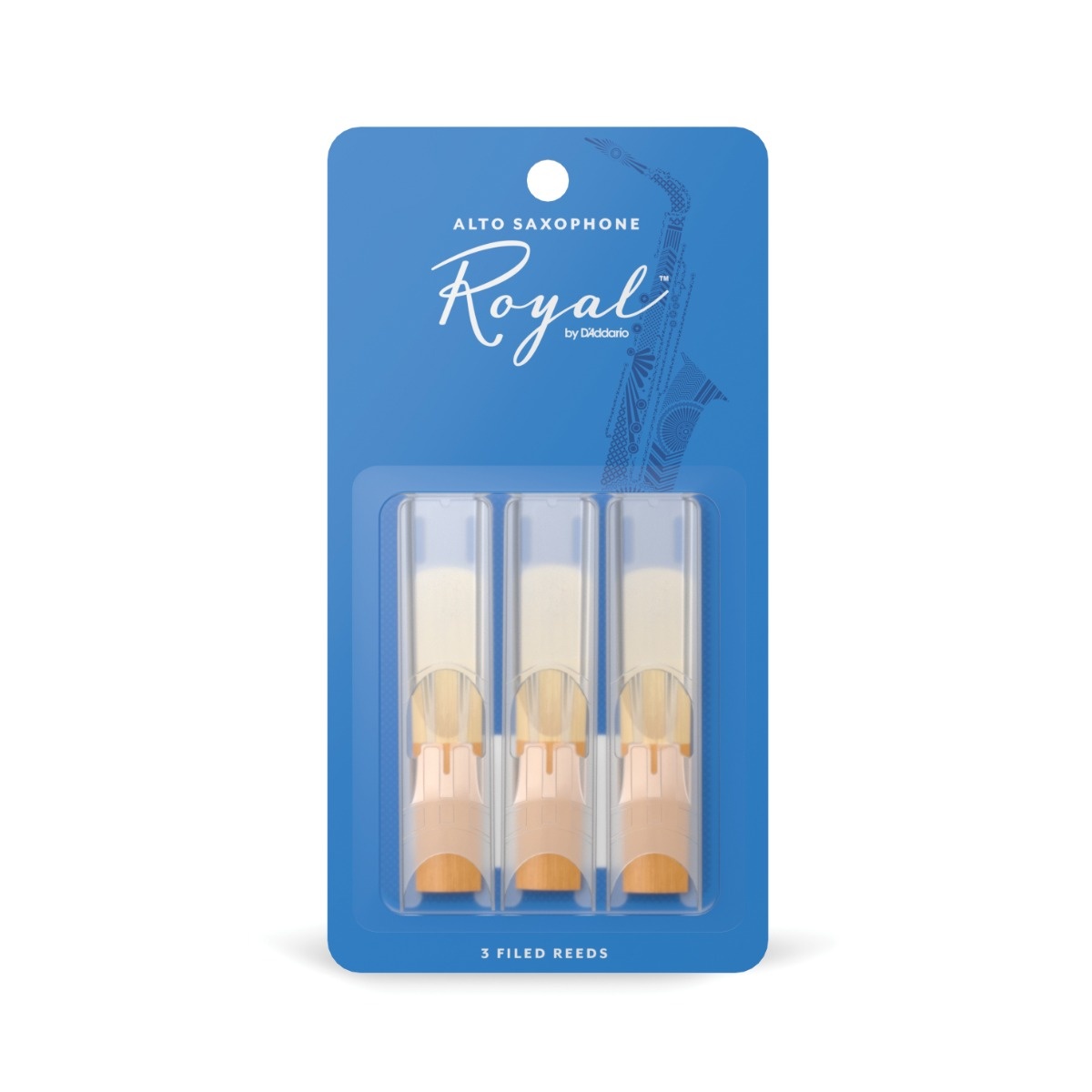 D'Addario Royal 3-Pack rieten altsaxofoon