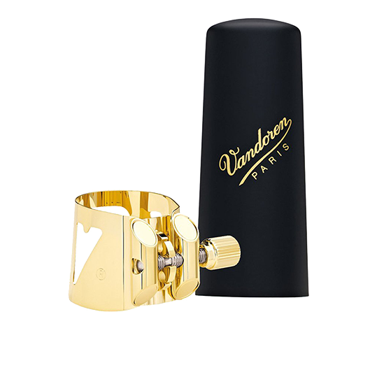 Vandoren LC090P Optimum V-16 eboniet verguld rietbinder baritonsaxofoon
