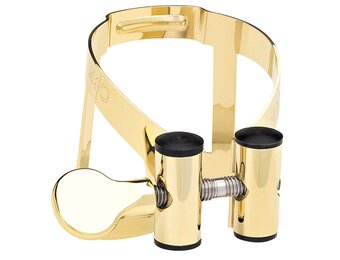 Vandoren LC57GP M/O vergulde rietbinder altsaxofoon - plastic dop