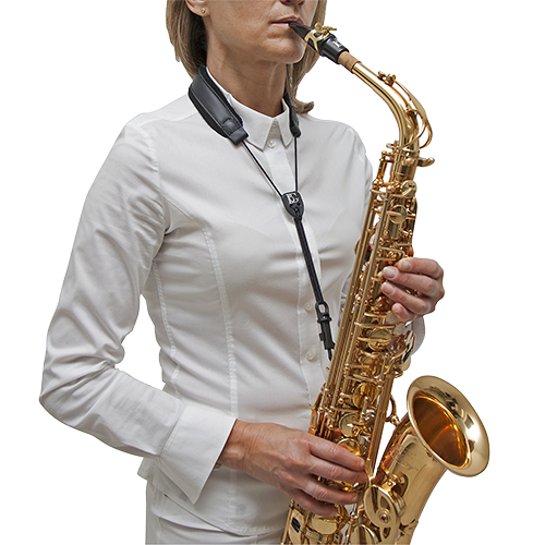 BG "Comfort" nylon draagkoord Leder gesloten haak S20 SH - sop / alt / tenor