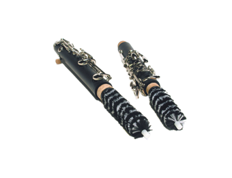 HW Products padsaver klarinet 2-delig, zwart-wit