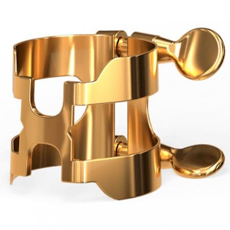D'Addario Woodwinds H-Ligature tenorsaxofoon - verguld met plastic dop
