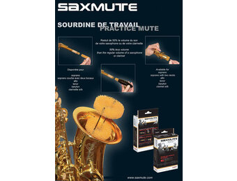 Saxmute Practice Mute demper altsaxofoon